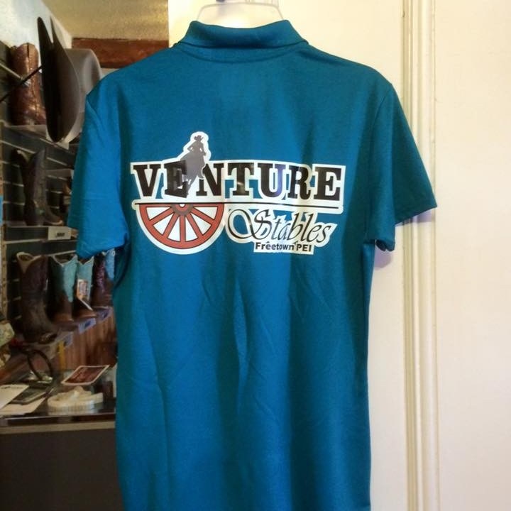 a person wearing a blue shirt