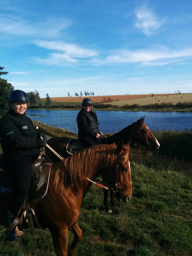 unnamed-1 a person riding a horse next to a body of water